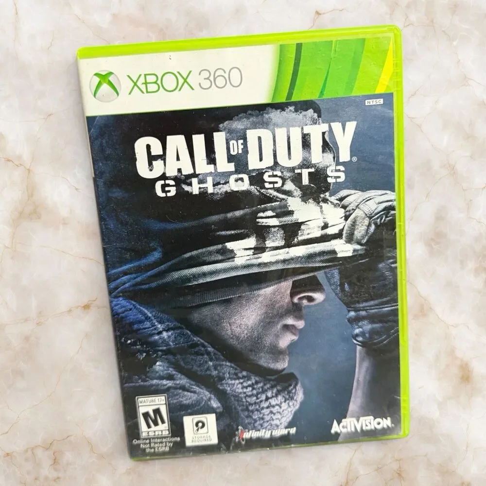 Call of Duty Ghosts Xbox 360 Video Game CIB Complete and Clean